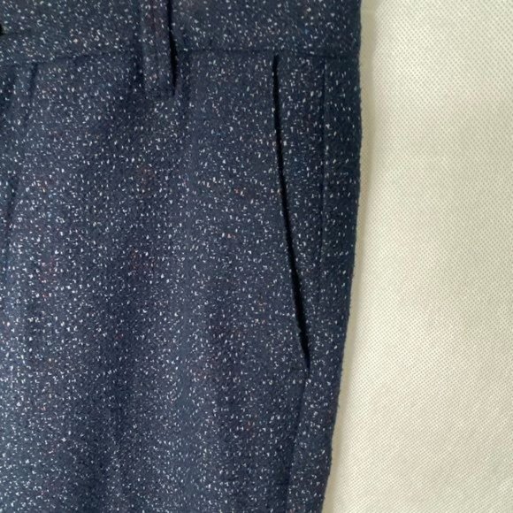 Top man mens wool blend pants slacks navy blue size 32x32 - Picture 3 of 8